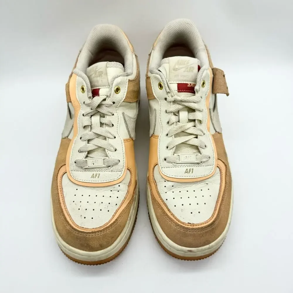 Nike Air Force 1 Shadow Sisterhood Cashmere Sneakers Size 10.5 Streetwear Casual - Picture 4 of 9